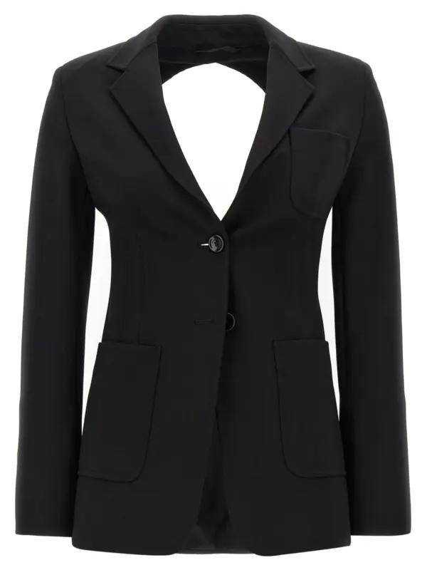 'Anagni' blazer MAX MARA Black