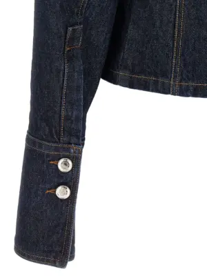 'Gange' jacket 100% cotton SPORTMAX Blue