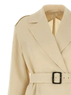 'Vieste' trench coat Woman MAX MARA STUDIO Beige