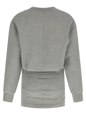 Draped mini dress 251WCA00393183 THE ATTICO Gray