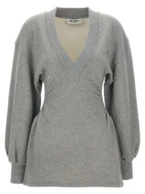 Sweatshirt dress THE ATTICO Gray