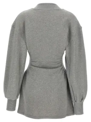 Sweatshirt dress 251WCA00436183 THE ATTICO Gray
