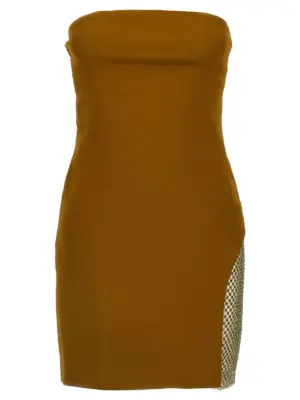 Sequin insert dress THE ATTICO Green