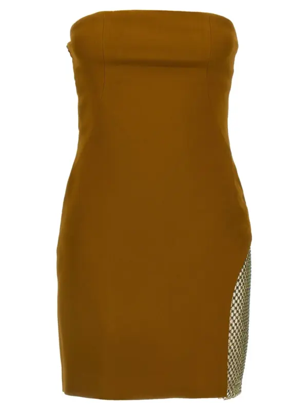 Sequin insert dress THE ATTICO Green