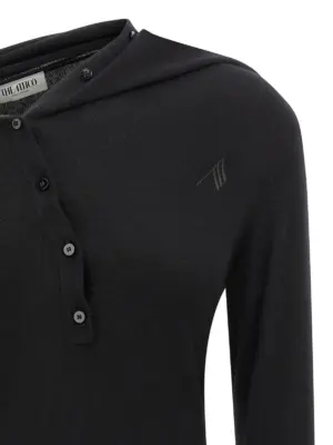 Cashmere wool dress 80% virgin wool 20% cachemire THE ATTICO Black