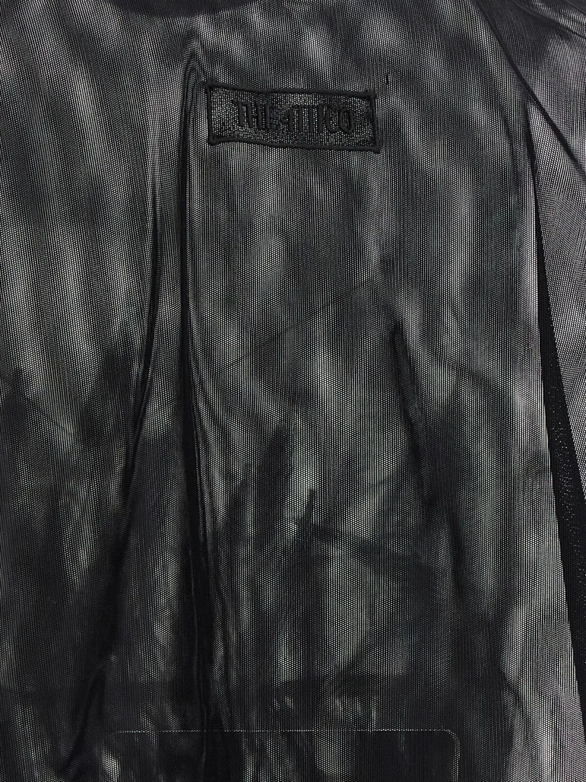 Сукня The Attico Ostrich feather Чорна 4 Ostrich feather dress 83% polyamide