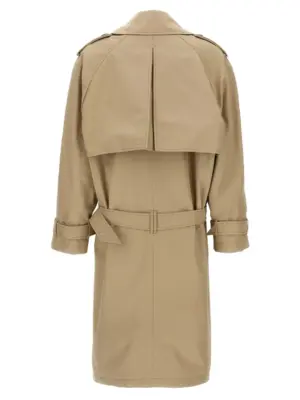 Cotton trench coat 251WCC00085198 THE ATTICO Beige