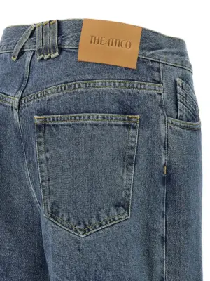 Cut-out jeans 100% cotton THE ATTICO Light Blue