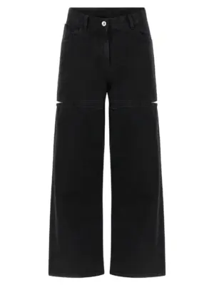Cut-out jeans THE ATTICO Black