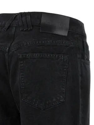Cut-out jeans 100% cotton THE ATTICO Black