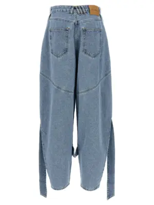 Tape jeans 251WCP00279024 THE ATTICO Light Blue