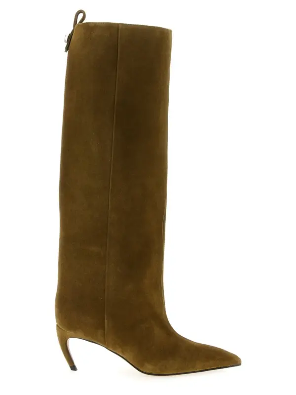 'Lea' boots THE ATTICO Green