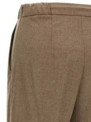 'Gatti' pants 96% cashmere 4% elastane MAX MARA Gray