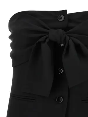 'Veruska' top 100% virgin wool MAX MARA Black