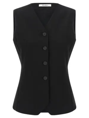 'Fornovo' vest MAX MARA Black