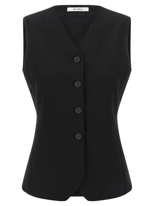 'Fornovo' vest MAX MARA Black