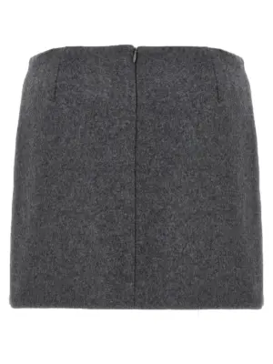 'Poggio' skirt 2522106022600001 SPORTMAX Gray