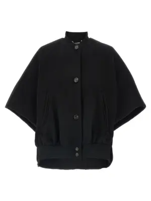 'Leticia' cape MAX MARA Black