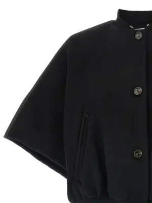 'Leticia' cape Woman MAX MARA Black