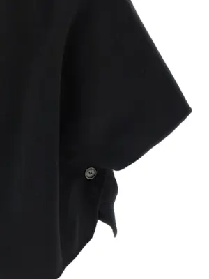 'Leticia' cape 100% cashmere MAX MARA Black