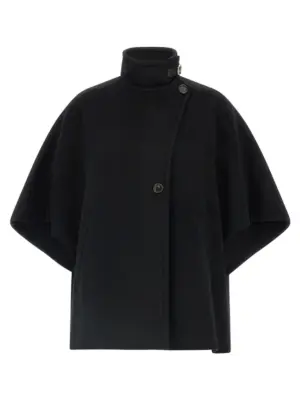 'Derrik' cape MAX MARA Black