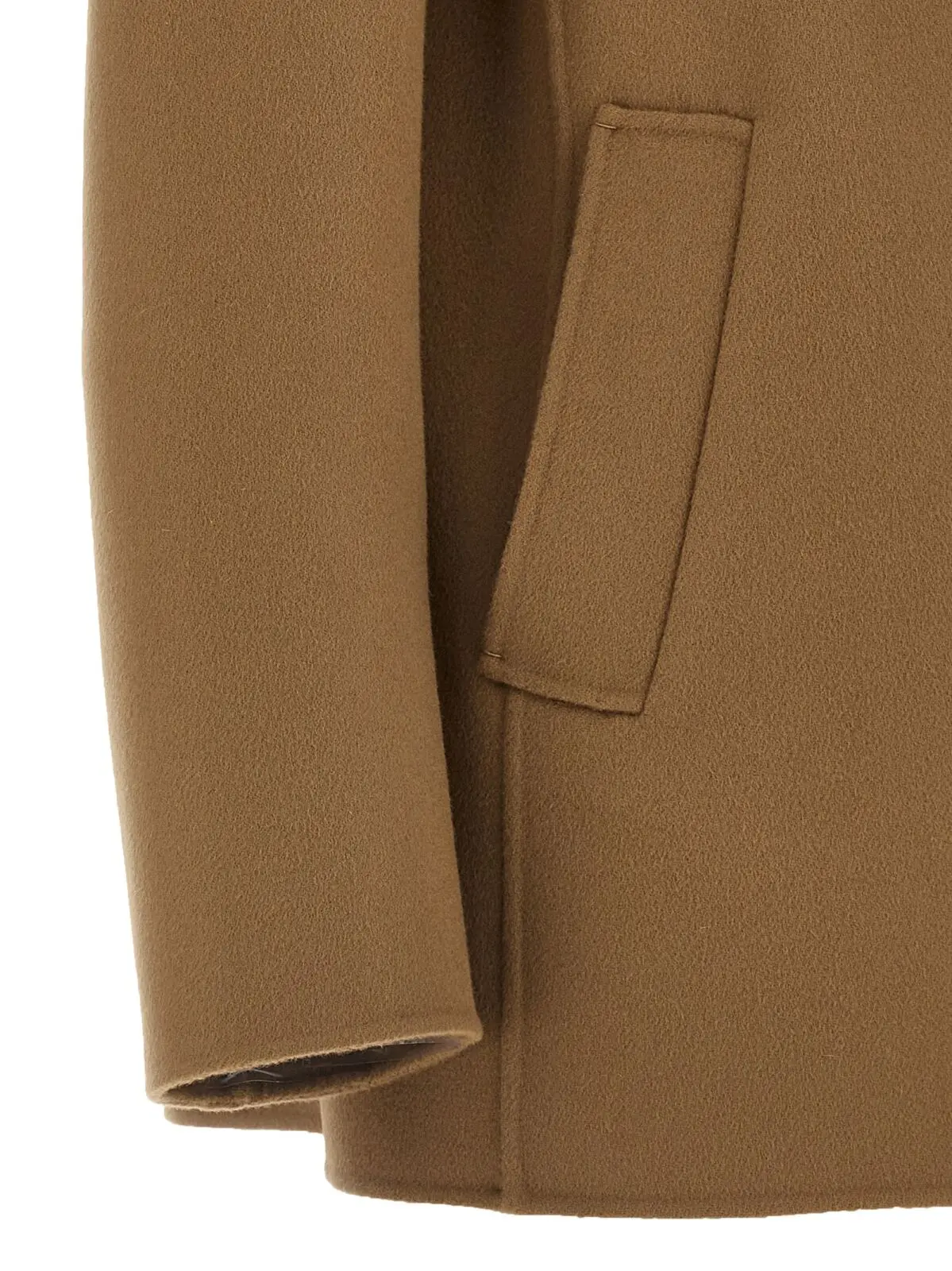 Пальто Elise Max Mara 'S Коричневе 4 'Elise' coat 100% virgin wool MAX MARA 'S Brown