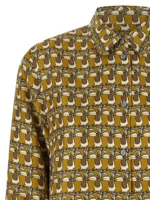 'Times' reversible shirt 100% silk MAX MARA Multicolor