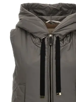'Greengo' vest Woman MAX MARA THE CUBE Gray