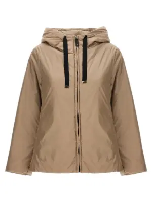 'Greenh' down jacket MAX MARA THE CUBE Beige
