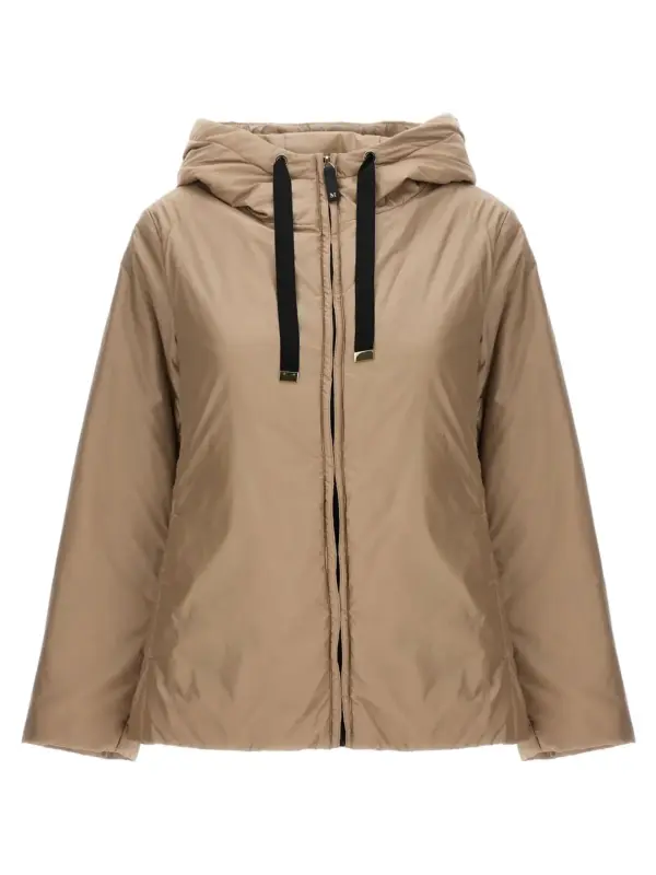 'Greenh' down jacket MAX MARA THE CUBE Beige