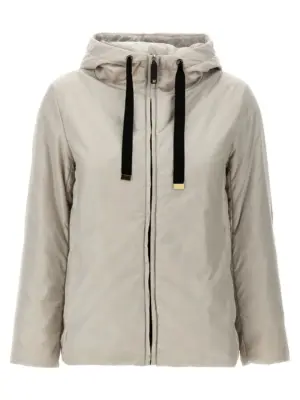 'Greenh' down jacket MAX MARA THE CUBE Gray