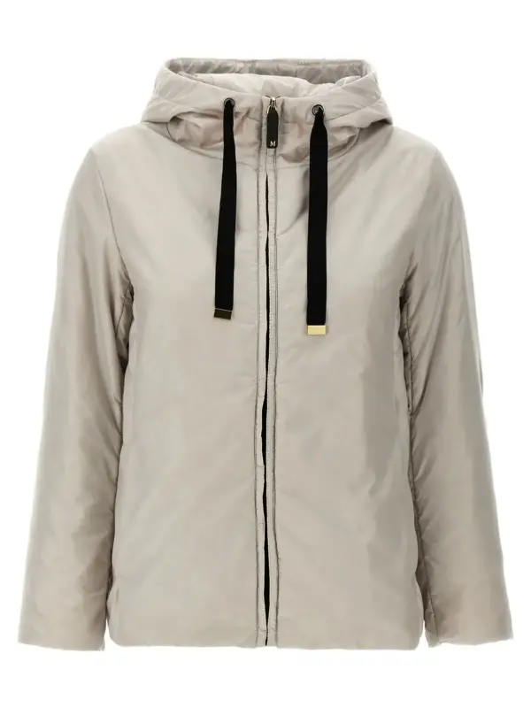 'Greenh' down jacket MAX MARA THE CUBE Gray