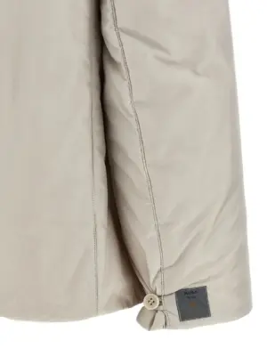 'Greenh' down jacket 100% polyester MAX MARA THE CUBE Gray