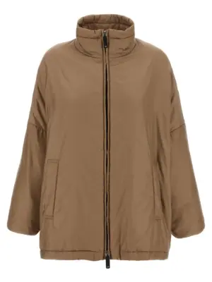 'Paris' down jacket MAX MARA THE CUBE Beige