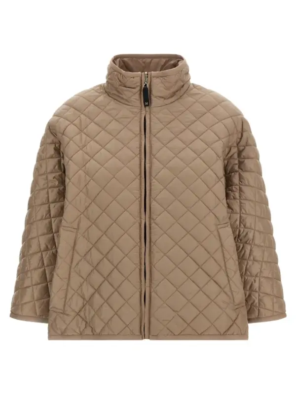 'Delfina' reversible hood MAX MARA THE CUBE Beige