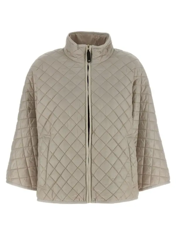 'Delfina' reversible hood MAX MARA THE CUBE Gray