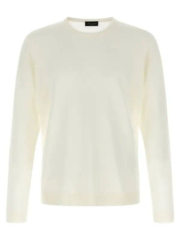 Merino wool sweater ROBERTO COLLINA Beige
