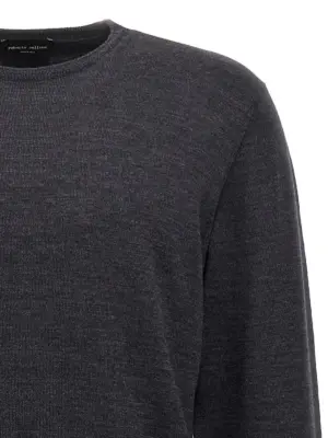 Merino wool sweater Man ROBERTO COLLINA Gray