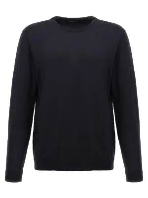 Merino wool sweater ROBERTO COLLINA Blue