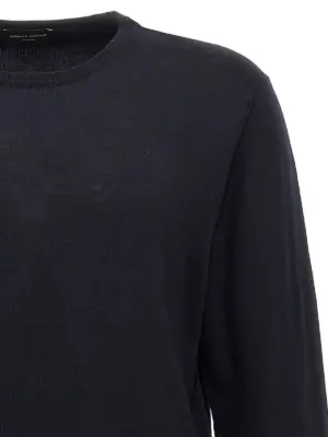 Merino wool sweater Man ROBERTO COLLINA Blue