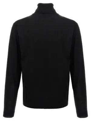 Wool turtleneck sweater 253M01003M0109 ROBERTO COLLINA Black