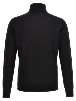 Wool turtleneck sweater 253M01003M0121 ROBERTO COLLINA Gray