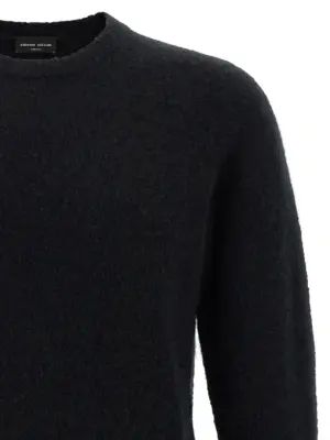 Cashmere sweater Man ROBERTO COLLINA Black