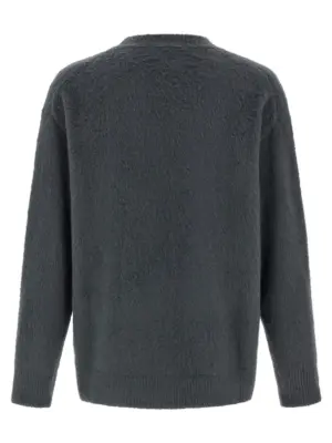 Shearling cotton sweater 253M45301M4521 ROBERTO COLLINA Gray