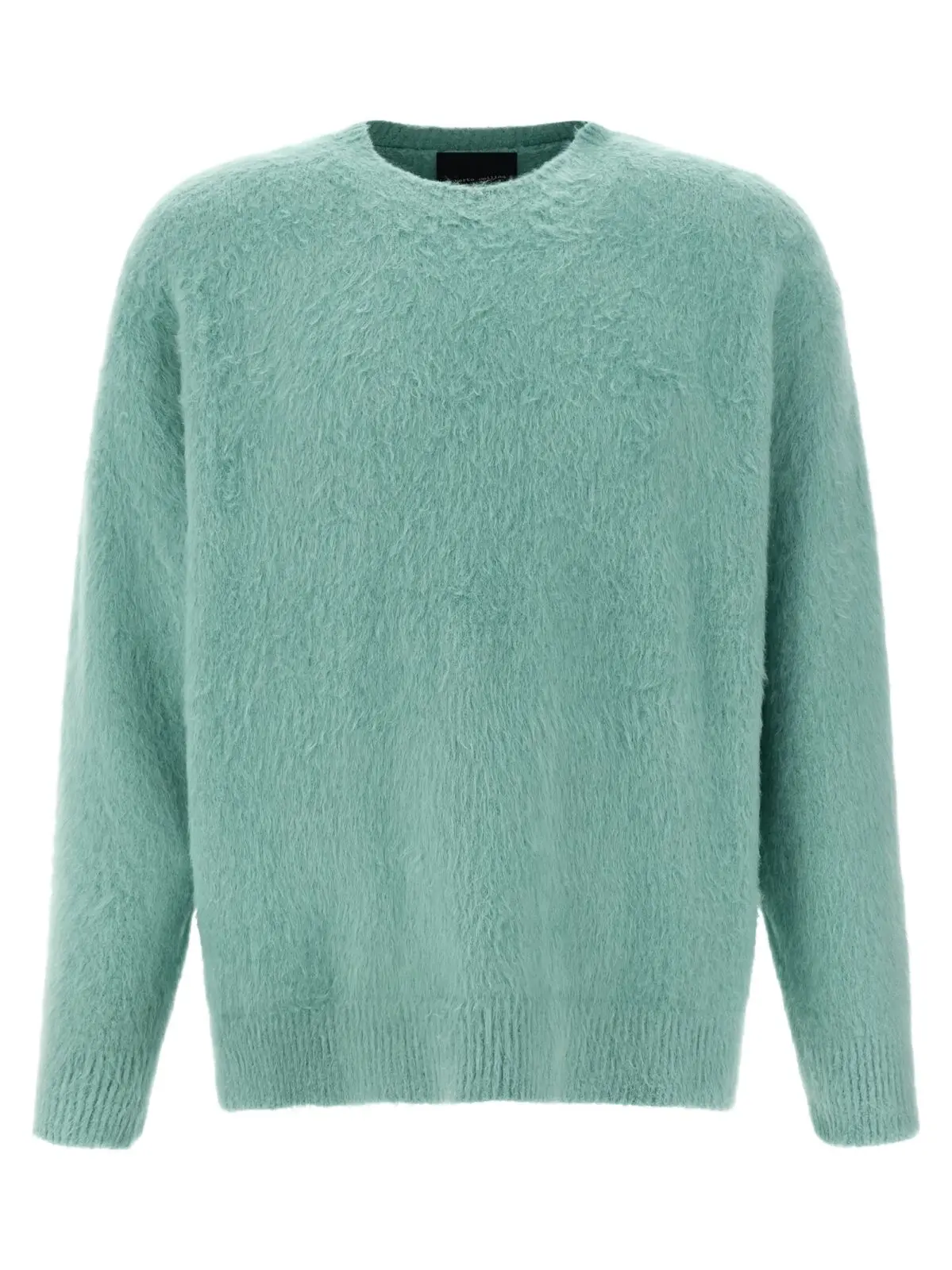 Светр Roberto Collina з бавовни з овчиною Блакитний 1 Shearling cotton sweater ROBERTO COLLINA Light Blue