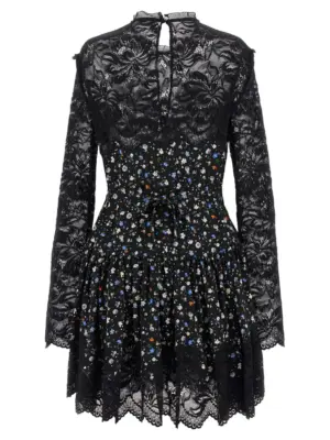 Floral lace dress 25AJRO137PA0170P001 PACO RABANNE Black