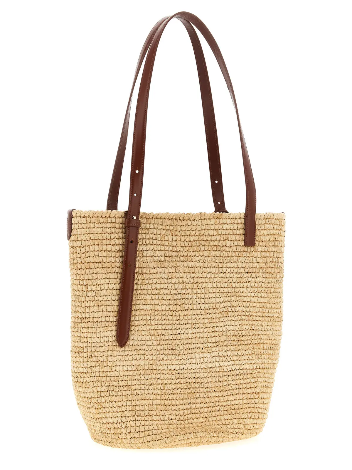 Сумка шопер Paco Rabanne Natural Raffia Tote Bag Бежева 2 'Natural Raffia Tote Bag' shopping bag 25ASS0438NAT064M227 PACO RABANNE Beige