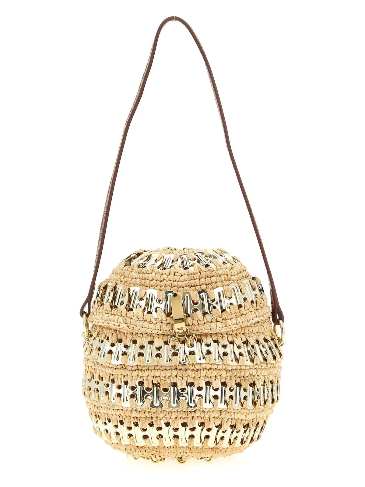 Міні-сумка Paco Rabanne 1969 Ball Бежева 1 '1969 Ball' handbag PACO RABANNE Beige