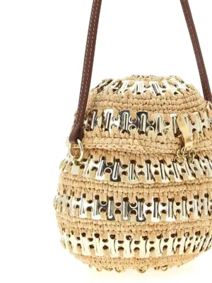 '1969 Ball' handbag Woman PACO RABANNE Beige