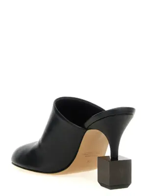 'Les Mules Bisou' mules 100% lamb leather (Ovis aries) JACQUEMUS Black